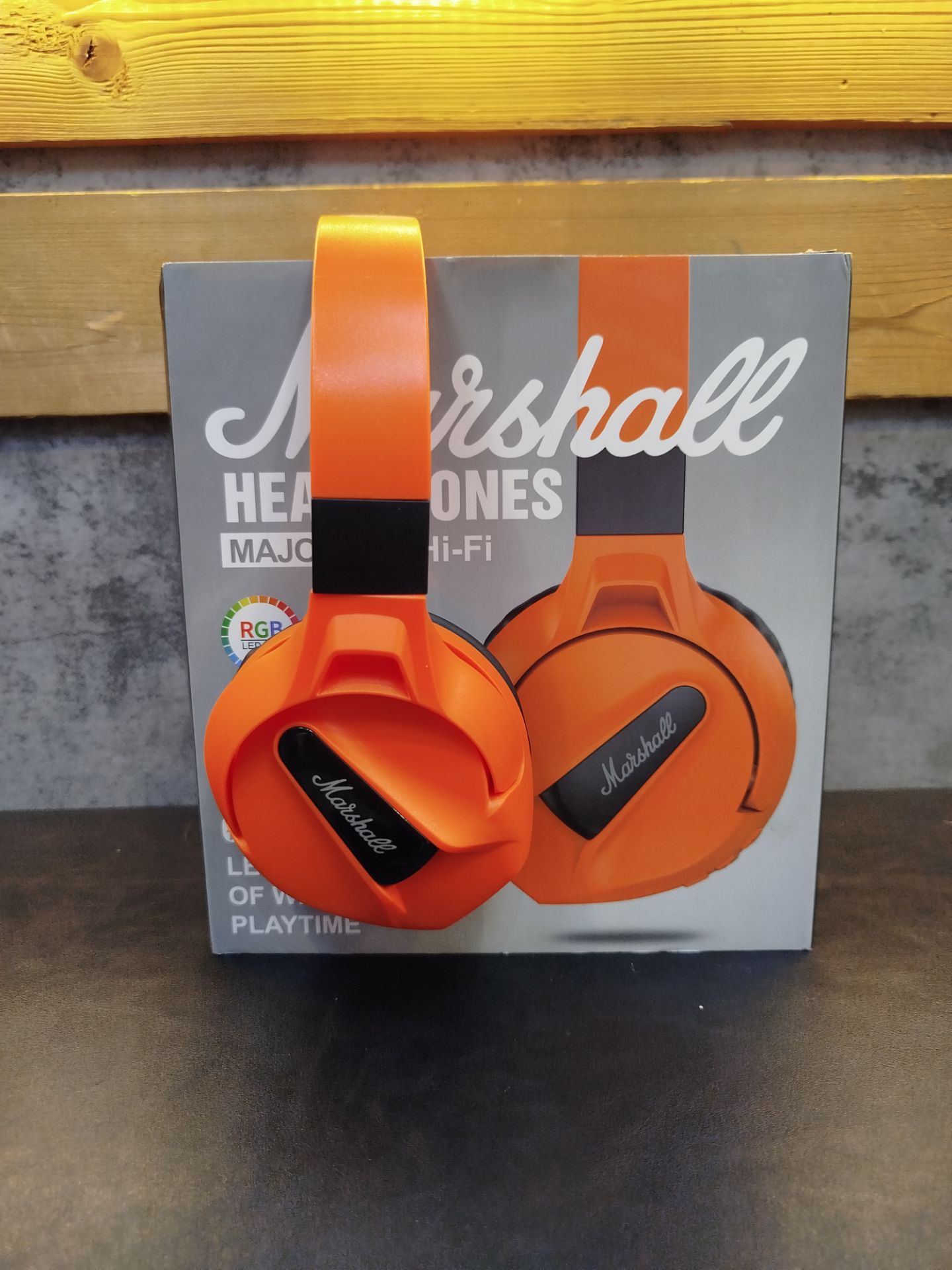 هدفون بی سیم چراغ دار RGB مارشال Marshall Major 770